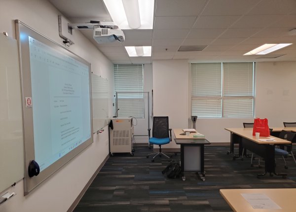 [College classroom]